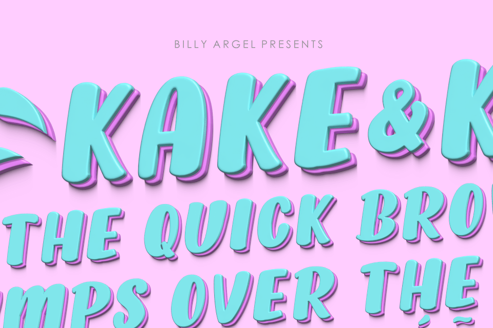 KAKE & KAKE ITALIC PERSONAL USE